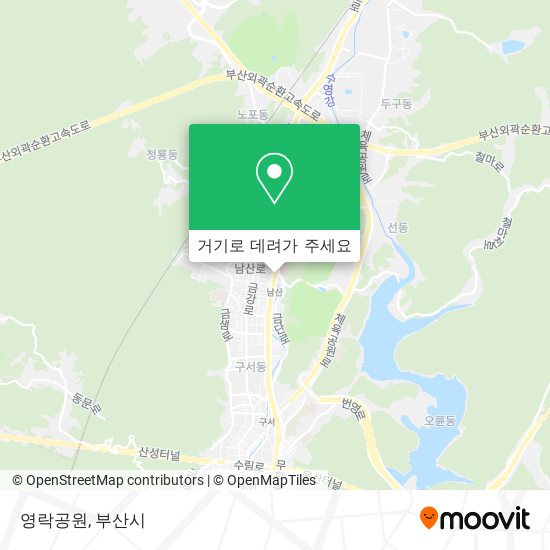 영락공원 지도