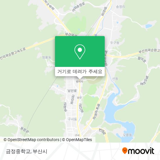 금정중학교 지도