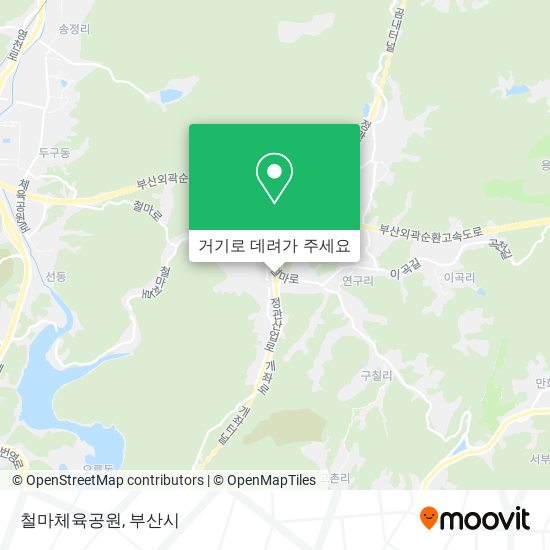 철마체육공원 지도