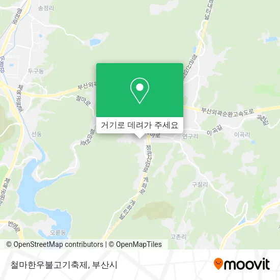 철마한우불고기축제 지도