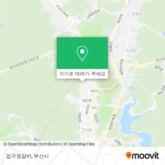 압구정갈비 지도