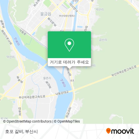 호포 갈비 지도