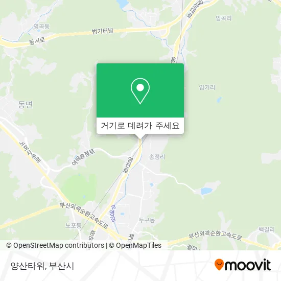 양산타워 지도