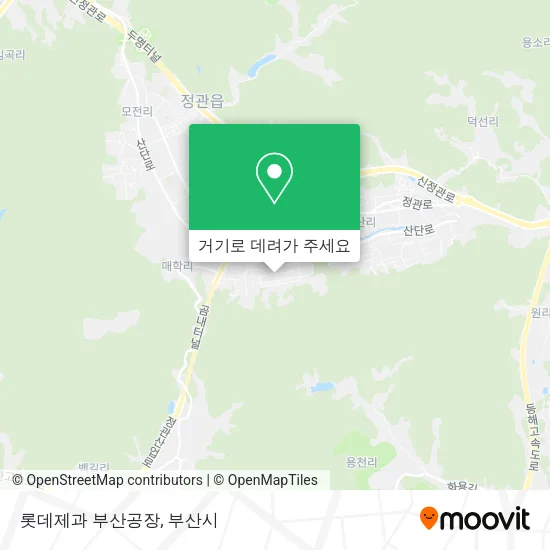 롯데제과 부산공장 지도