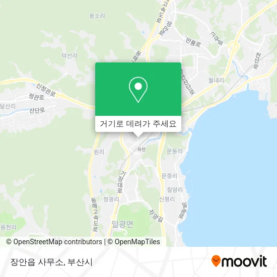장안읍 사무소 지도