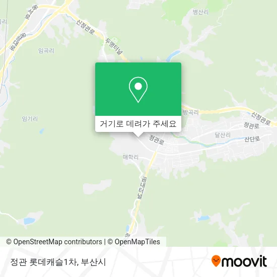 정관 롯데캐슬1차 지도