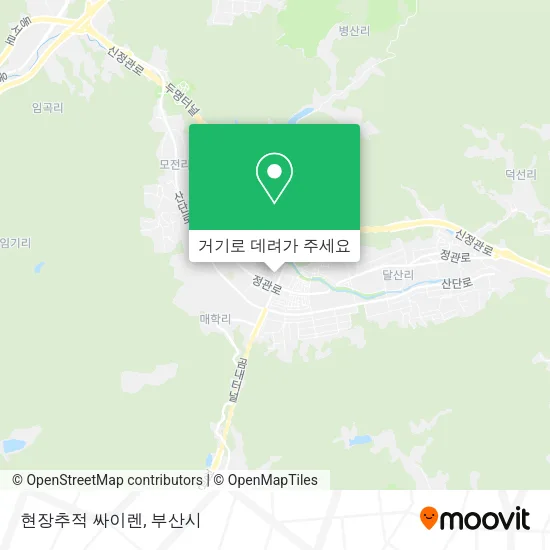현장추적 싸이렌 지도