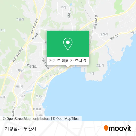 기장월내 지도