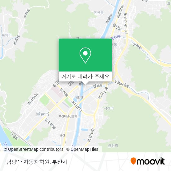 남양산 자동차학원 지도