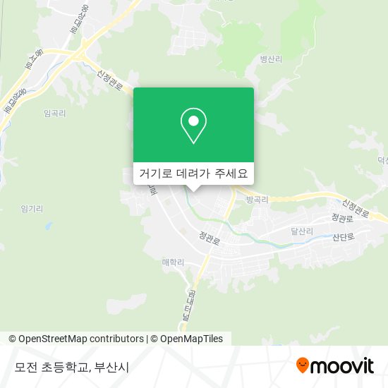 모전 초등학교 지도