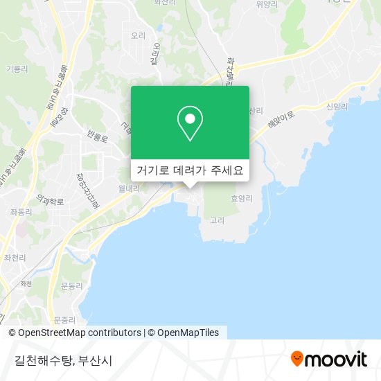 길천해수탕 지도