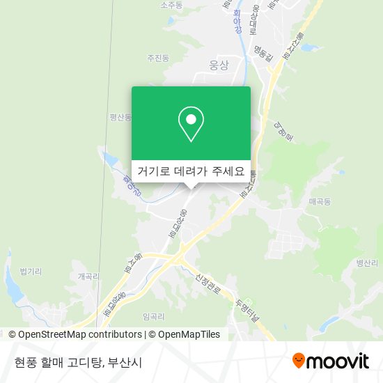 현풍 할매 고디탕 지도
