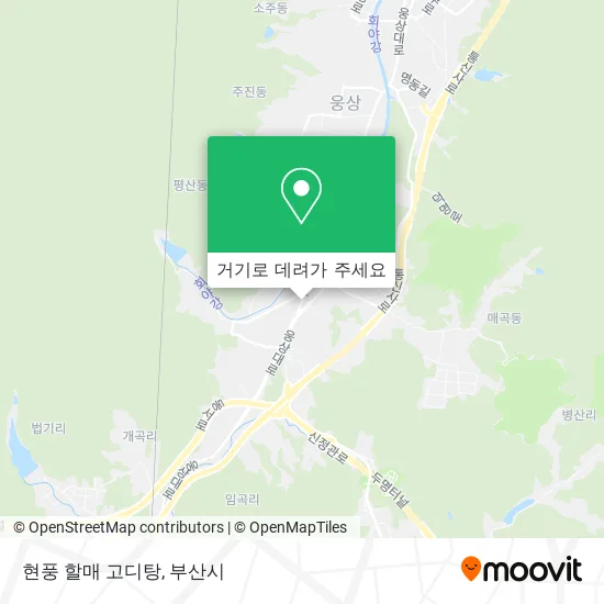 현풍 할매 고디탕 지도