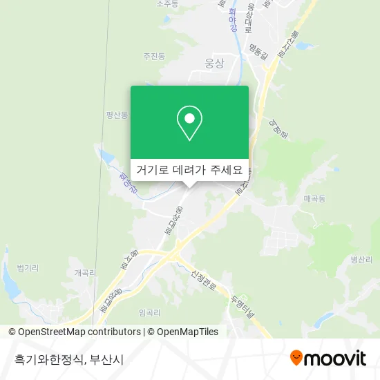 흑기와한정식 지도