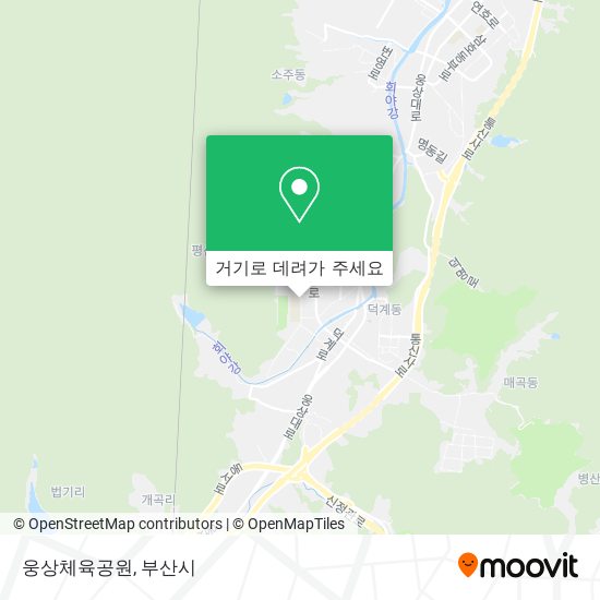 웅상체육공원 지도