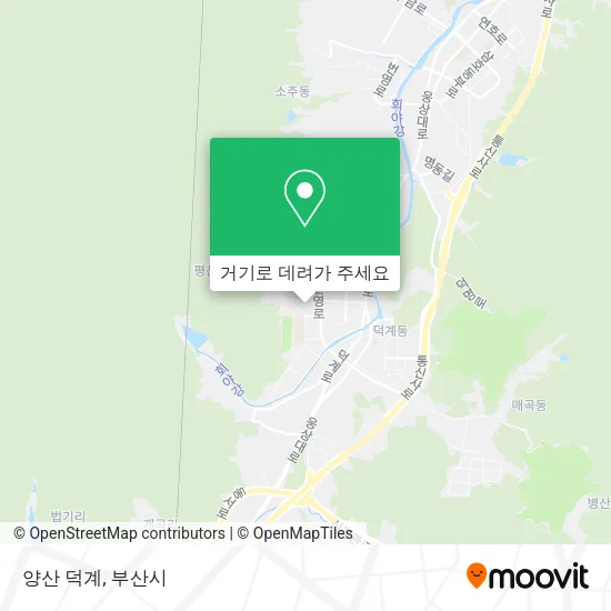 양산 덕계 지도
