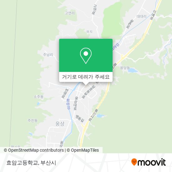 효암고등학교 지도