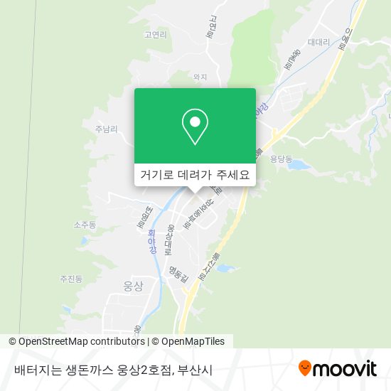 배터지는 생돈까스 웅상2호점 지도