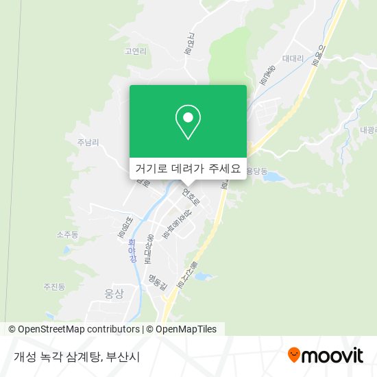 개성 녹각 삼계탕 지도