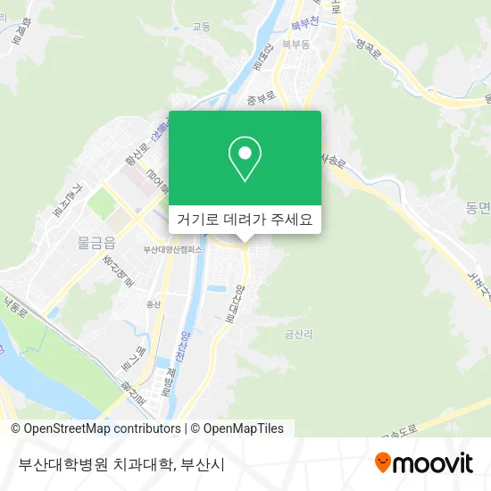 부산대학병원 치과대학 지도