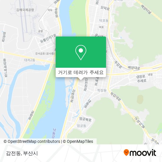 감전동 지도