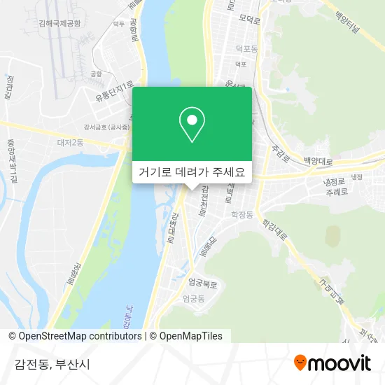 감전동 지도