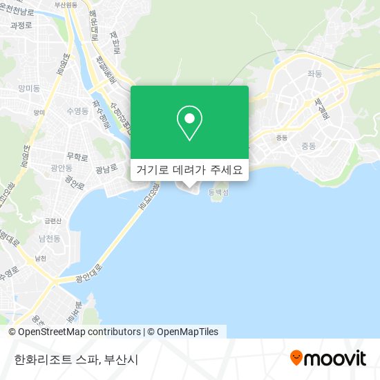 한화리조트 스파 지도