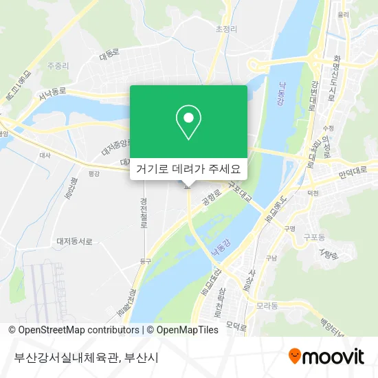 부산강서실내체육관 지도