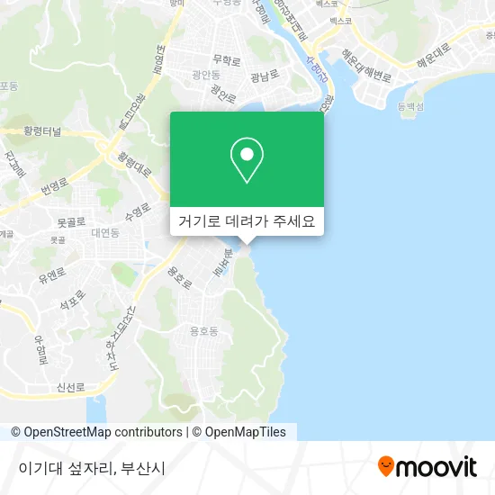 이기대 섶자리 지도