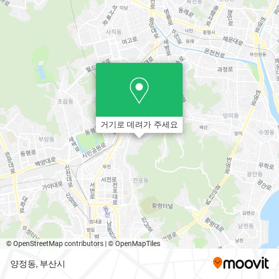 양정동 지도