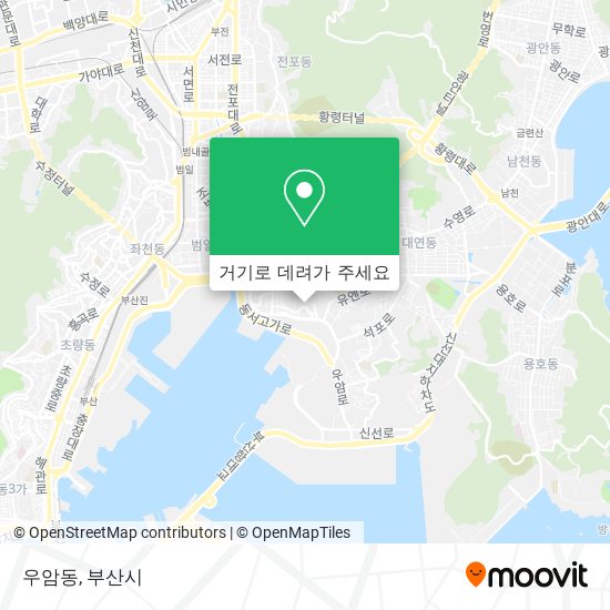 우암동 지도