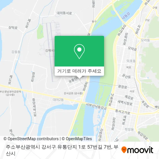 주소부산광역시 강서구 유통단지 1로 57번길 7번 지도