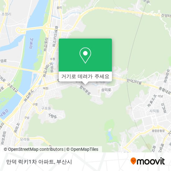 만덕 럭키1차 아파트 지도