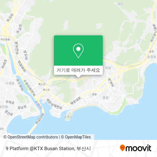 9 Platform @KTX Busan Station 지도