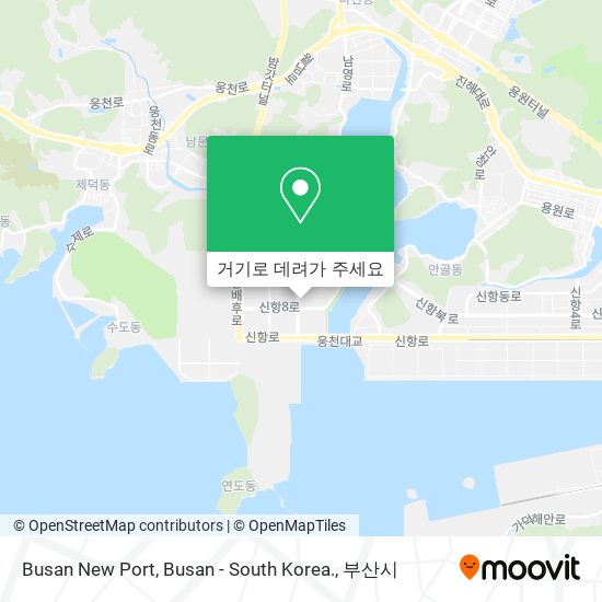 Busan New Port, Busan - South Korea. 지도