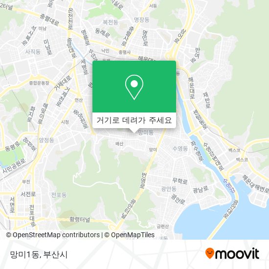 망미1동 지도