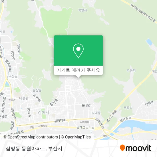 삼방동 동원아파트 지도