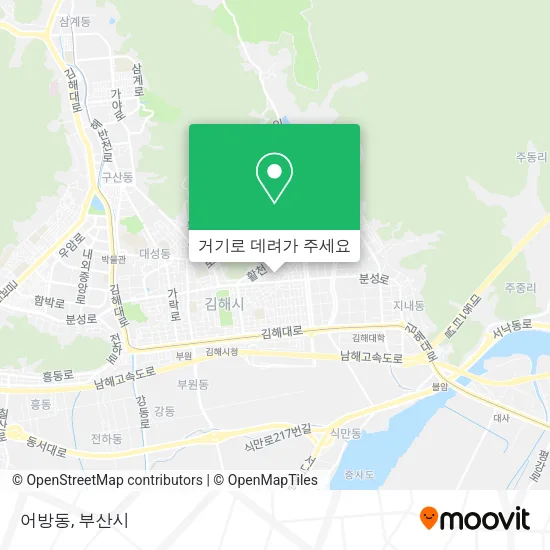 어방동 지도
