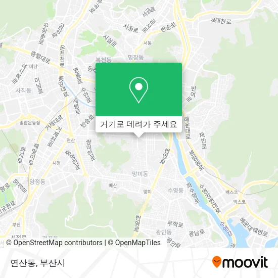 연산동 지도