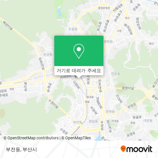 부전동 지도