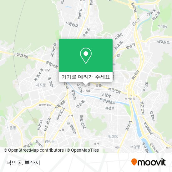 낙민동 지도