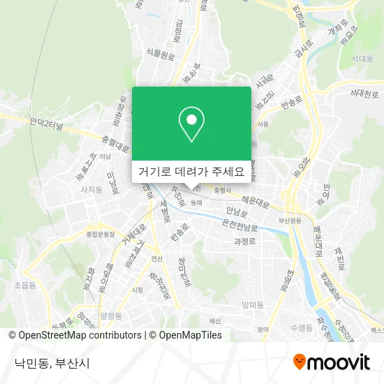 낙민동 지도
