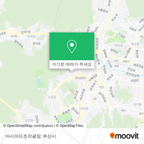 아시아드조각광장 지도