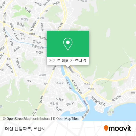 더샵 센텀파크 지도