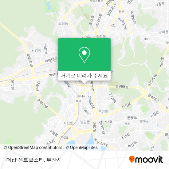 더샵 센트럴스타 지도