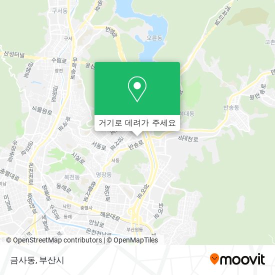 금사동 지도