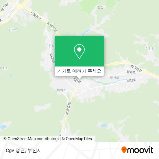 Cgv 정관 지도