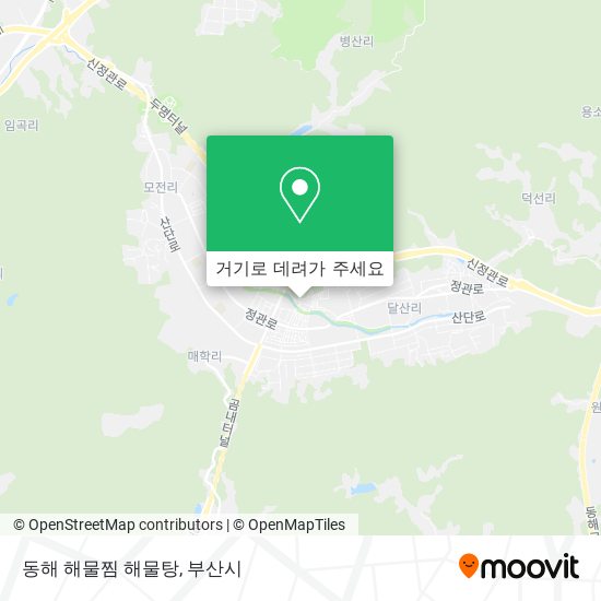 동해 해물찜 해물탕 지도