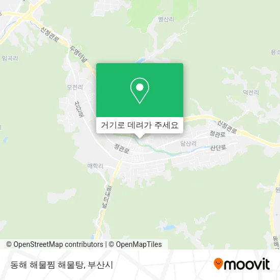 동해 해물찜 해물탕 지도