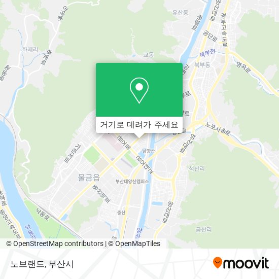 노브랜드 지도